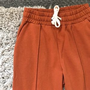 Dark Orange Sweatpants Online Sales, UP 
